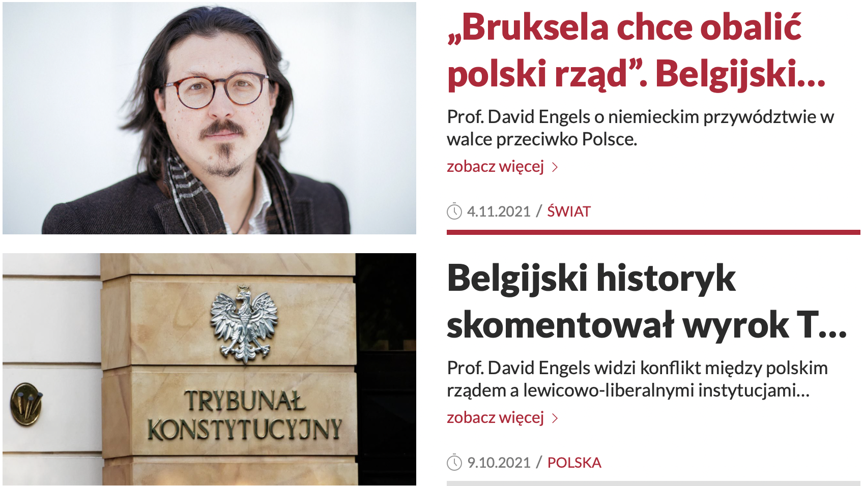 Belgijski ekspert TVP Info z Poznania