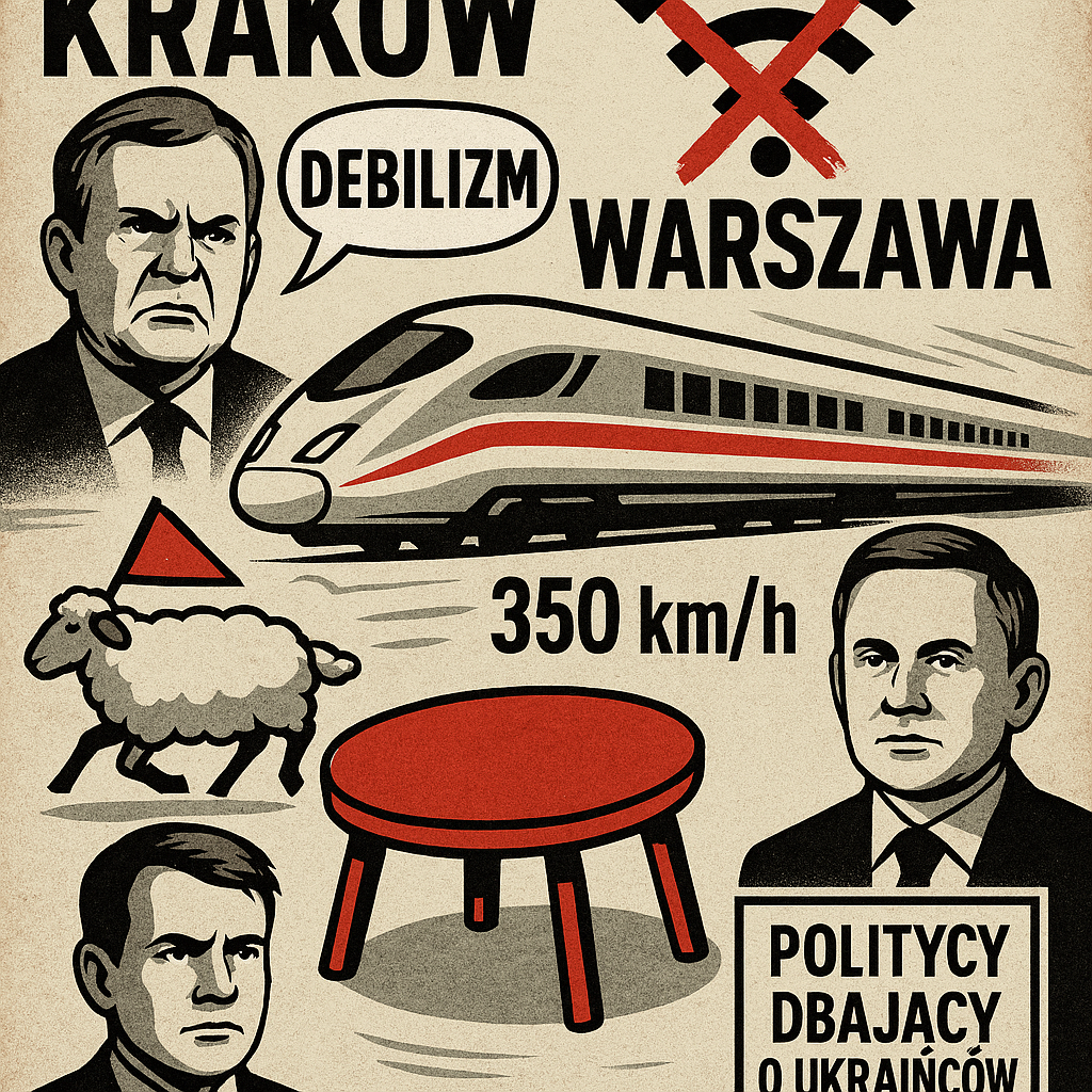 Kraków, Warszawa i „Unlimited Papa Circle”. Satyrą na polityczną rzeczywistość