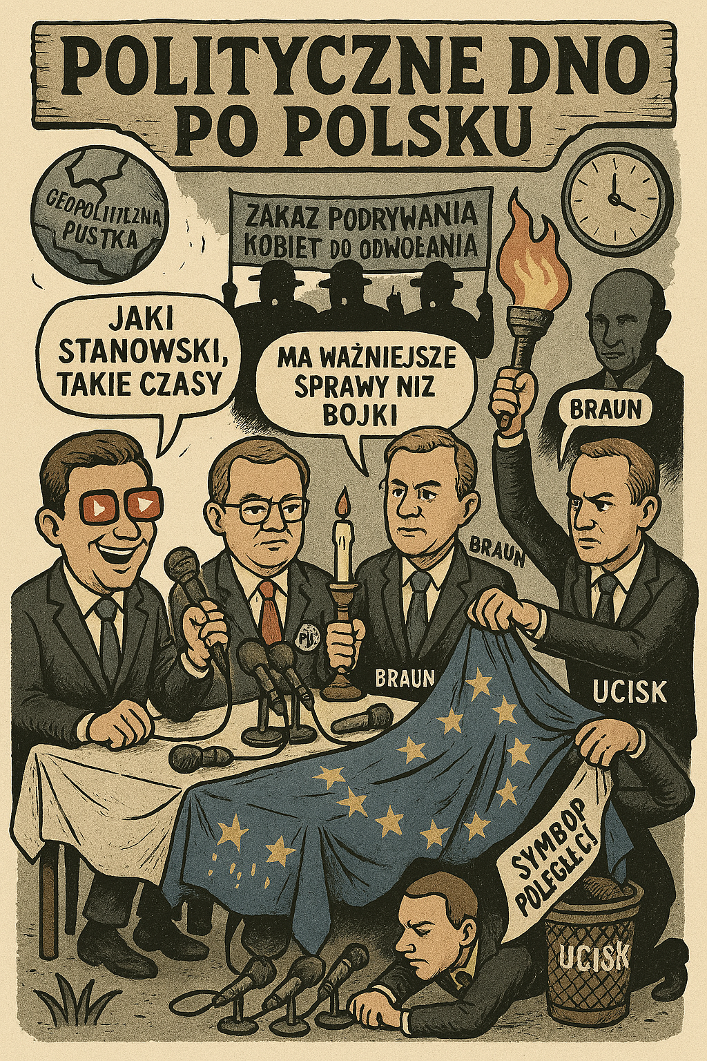 Polityczne Dno po polsku. Stanowski, Braun, Berkowicz – panorama upadku debaty publicznej