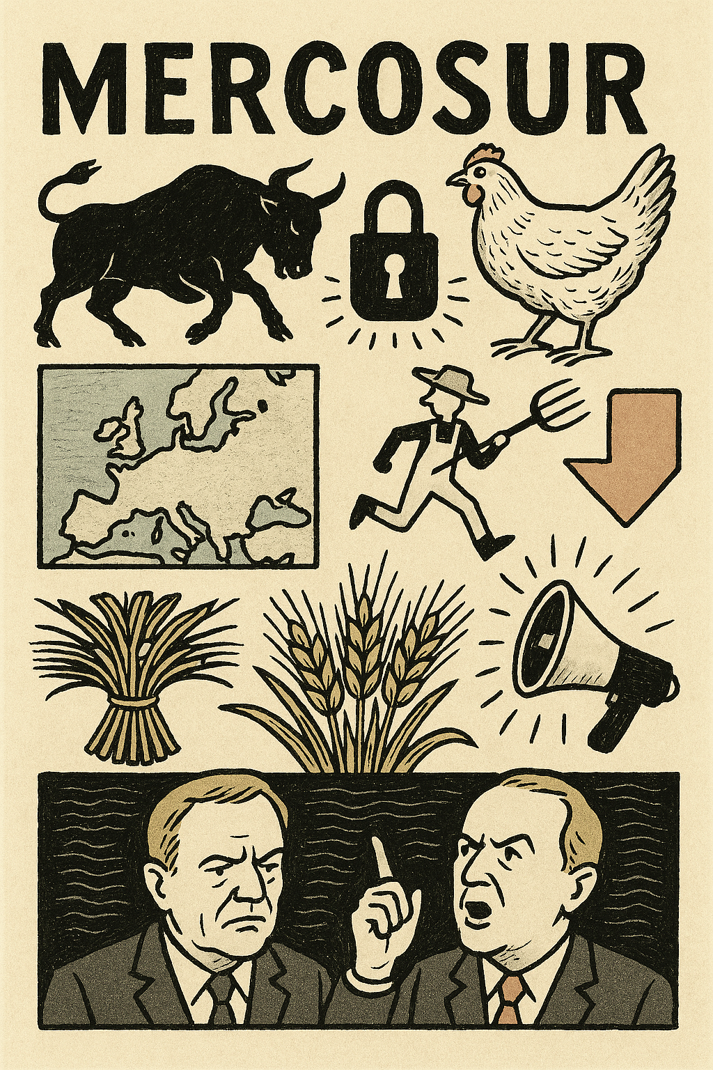 Mercosur jako straszak. Jak politycy karmią lęki, a realne problemy rolnictwa pozostają w cieniu