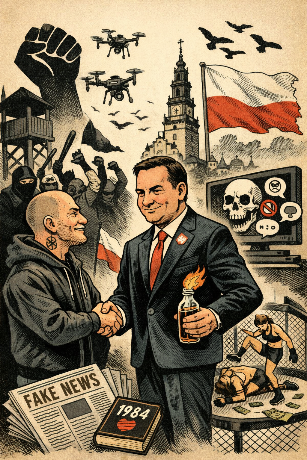 Prezydent w cieniu skrajności. O normalizacji przemocy i flirtach z radykalizmem